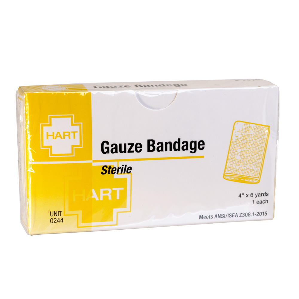 Sterile Gauze Bandage, 4' x 6 yards, 1 per unit