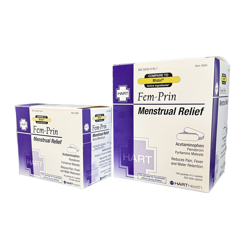 Fem-Prin Menstrual Relief, Compare to Midol Complete