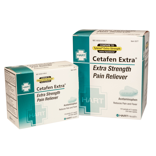 Cetafen Extra Strength Pain Relief, Compare to Tylenol Extra Strength