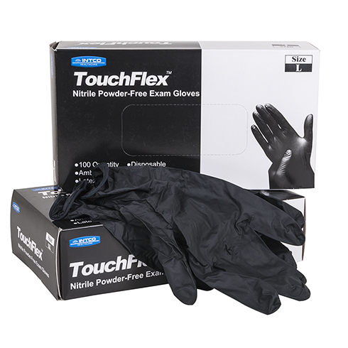 Black Nitrile Exam Gloves, 100 per box