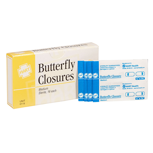 Butterfly Wound Closures, Medium, 16 per unit
