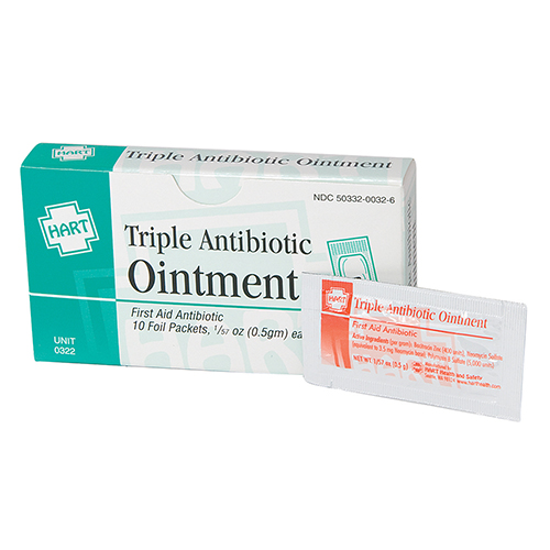 Tribiotic, Triple Antibiotic Ointment, 0.5 gm, 10 per unit
