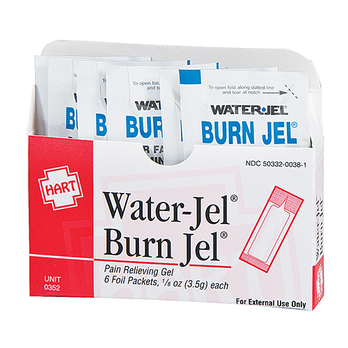 Water-Jel Burn Gel, Pain Relieving, 3.5 gm, 6 per unit