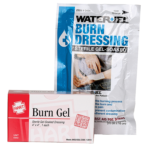 Water-Jel Burn Dressing, Sterile Gel-Soaked, 4' x 4', 1 per unit