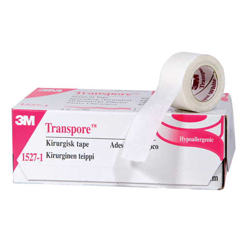 3M Transpore Surgical Tape, 1' x 10 Yards, 12 per box