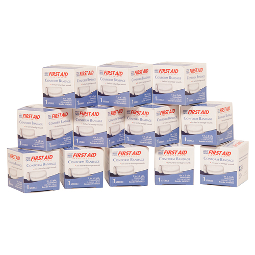 White Cross First Aid, Conforming Bandage, 1', 12 per package