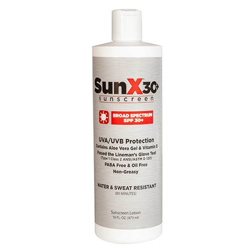 SunX 30+ Sunscreen Lotion, 16 oz