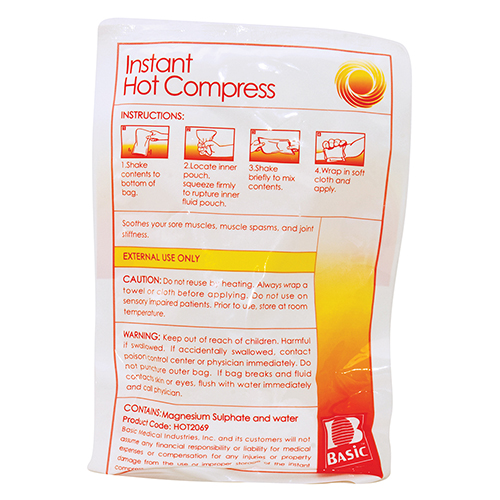 Instant Hot Compress, 6" x 9"