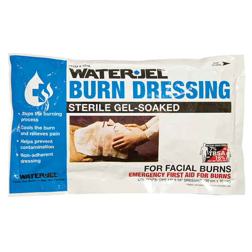 Water-Jel Face Mask Burn Dressing, 12' x 16'