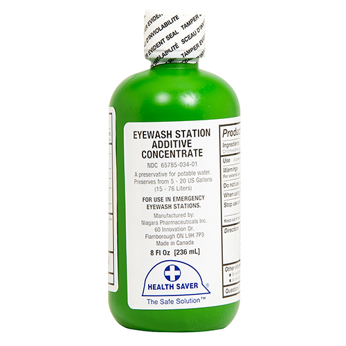 Water Preserver for Eye Wash Stations, 8 oz bottle