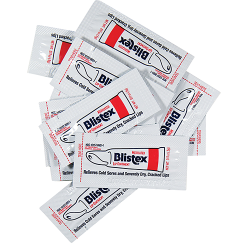 Blistex Medicated Lip Ointment, packet, 500 per box