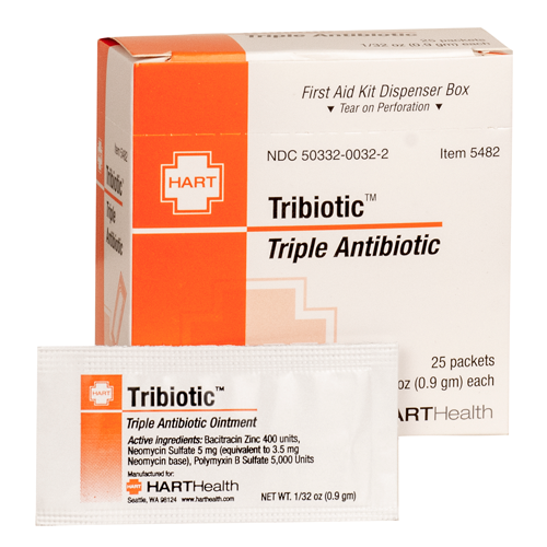 Triple Antibiotic Ointment, 0.9 gm packets, 25 per box
