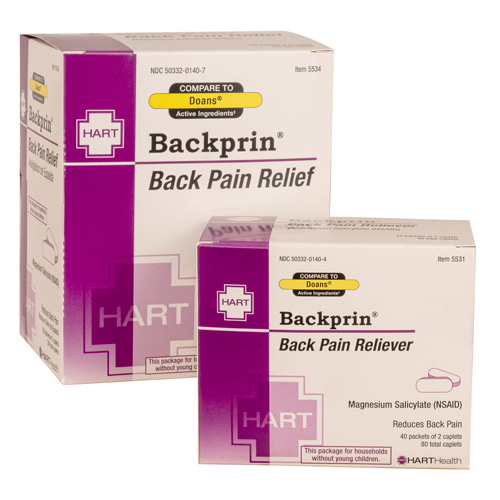 Backprin Back Pain Relief, Compare to Doans