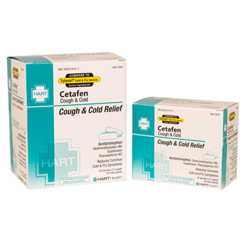 Cetafen Cough & Cold Relief, Compare to Tylenol Cold & Flu Severe
