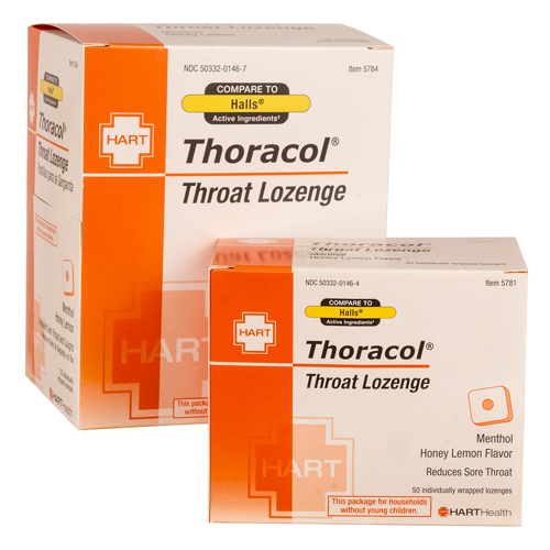 Thoracol Throat Lozenges, Compare to Halls