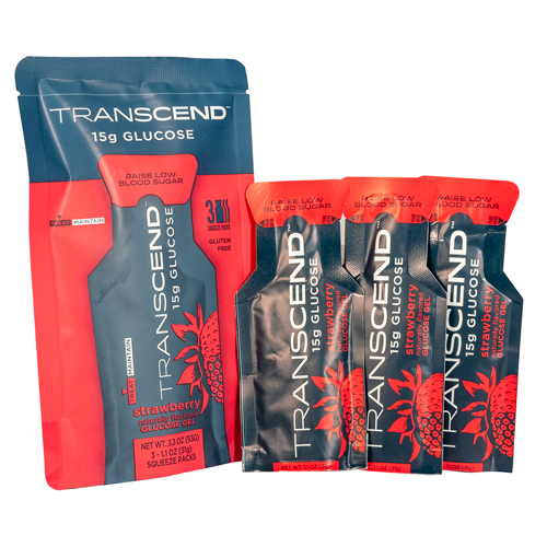 Transcend Glucose, 15 gm packet, 3 pack