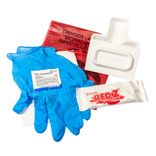 Body Fluid Clean-up Kit, zip bag