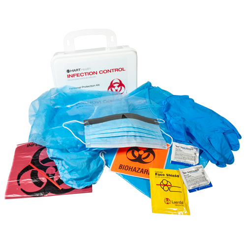 Infection Control Kit with CPR, poly box