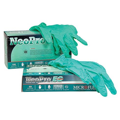 Neopro Gloves, Microflex, powder-free, 100 per box