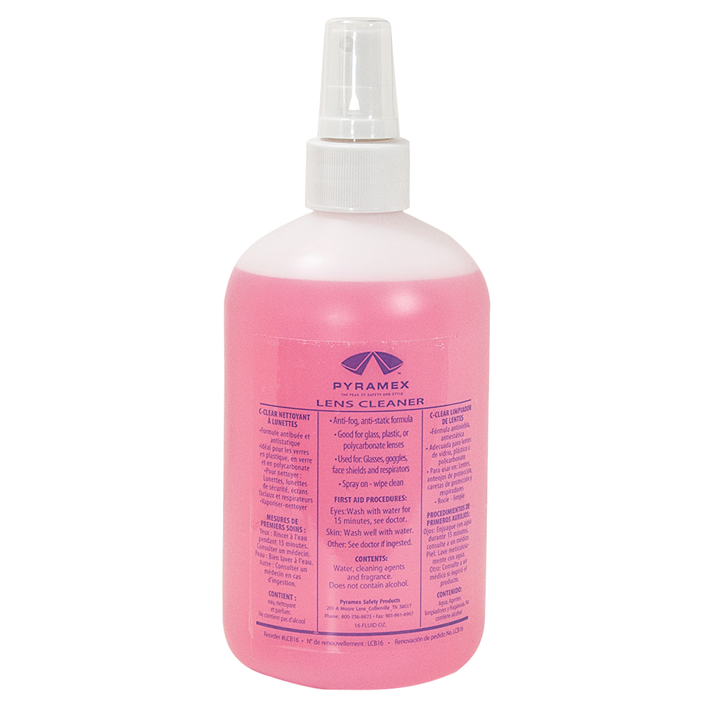 Lens Cleaner, Silicone-free, 16 oz bottle - INFECTION CONTROL ...