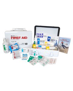 Truck First Aid Kit, OSHA, Bulk, Metal Box, Medium
