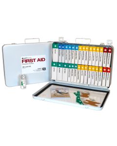36 Unit First Aid Kit, OSHA, Metal Box
