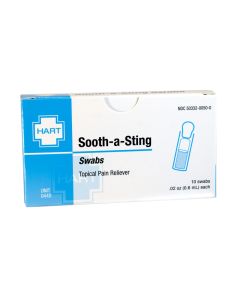 Sooth-A-Sting Swabs, Topical Anesthetic, 6 ml each, 10 per unit