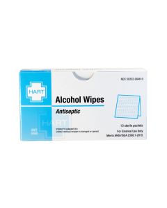 Alcohol Wipes, Cleansing Pads, 10 per unit