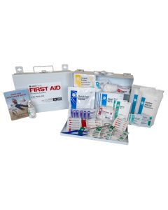 Bulk First Aid Kit, 25-Person, ANSI Class A, Metal Box