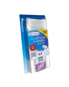Cotton Swabs, Double Tip, 3", 300 per box