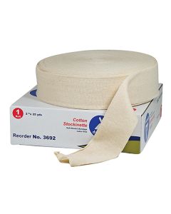 Dynarex Cotton Stockinet, Soft Stretch Bandage Roll, 2" x 25 yards
