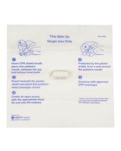 CPR Shield with One Way Valve, HART