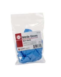 Nitrile Gloves, large, 1 pair per bag