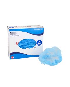 Bouffant Cap, disposable, blue, 100/bag