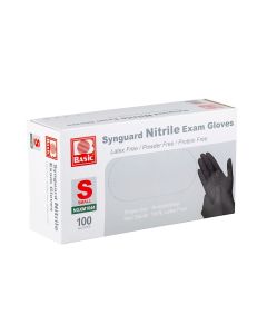 Black Nitrile Exam Gloves, 100 per box