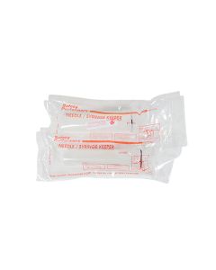 Needle/syringe Keeper, labeled for evidence, 12 per bag