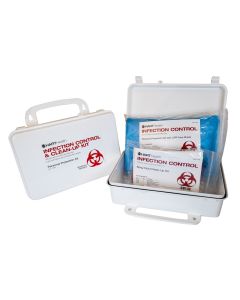 Infection Control & Clean-up Kit, poly box