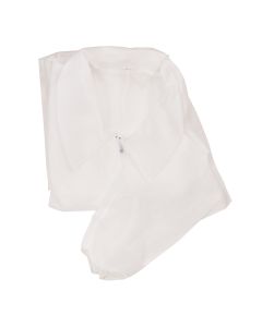 Coveralls, fluid resistant, white, Extra Large