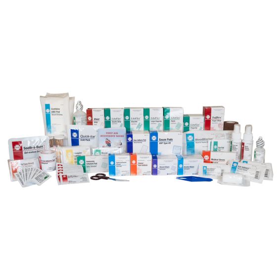 4 or 5 Shelf First Aid Station Refill, ANSI Class A, without medications