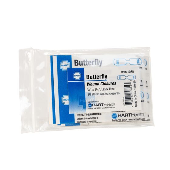 Butterfly Closures, Medium, 3/8" x 1-3/4", 20 per bag