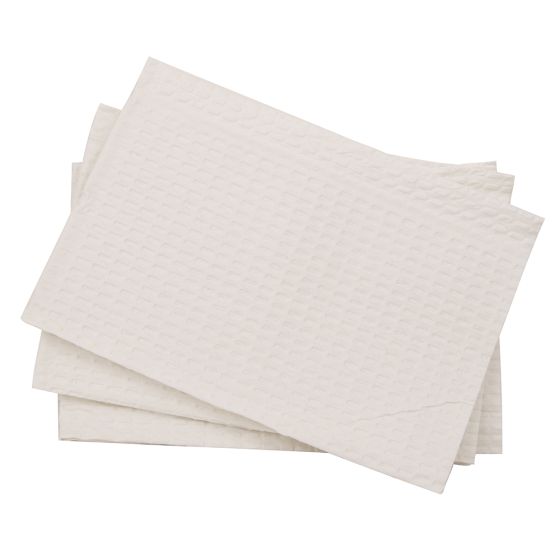 Towels, Paper, 3-ply, White, 13" x 18", 500 per box