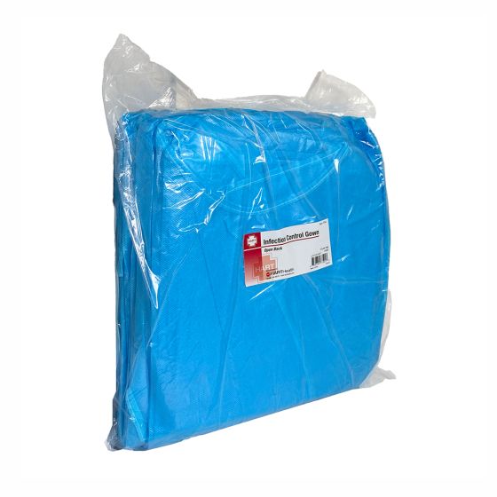 Gown, infection control, large, each