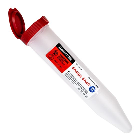 Sharps Container, Tube, 6"