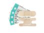 AquaFlex, Waterproof Strip Adhesive Bandages, 1" x 3", 50 per box