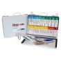 36 Unit First Aid Kit, ANSI Class A, Metal Box