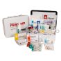 Truck First Aid Kit, ANSI Class A, Bulk, Metal Box, Medium
