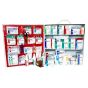 3-Shelf First Aid Station, ANSI Class A, Metal Cabinet with door pouch