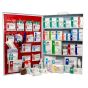 4-Shelf First Aid Station, ANSI Class A, Metal Cabinet with door pouch
