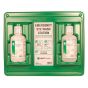 Eye Wash Station, Snap-in holder, with two 16 oz bottles