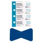 FoamTec, Blue Metal Detectable Large Fingertip, Water Resistant Foam Bandages, 25 per box